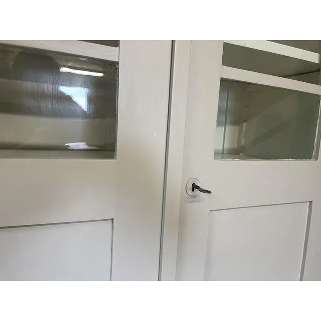 Charming antique sideboard with a fresh coat of paint, both inside and out, with Farrow & Ball. The shelves can be...