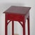 Liberty Trestle in Pompeian Red Painted Wood For Sale - Image 4 of 9