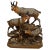 Carved Wood Chamois Family by Ernst Heissl, Ebensee, Austria, 1900s For Sale - Image 11 of 11