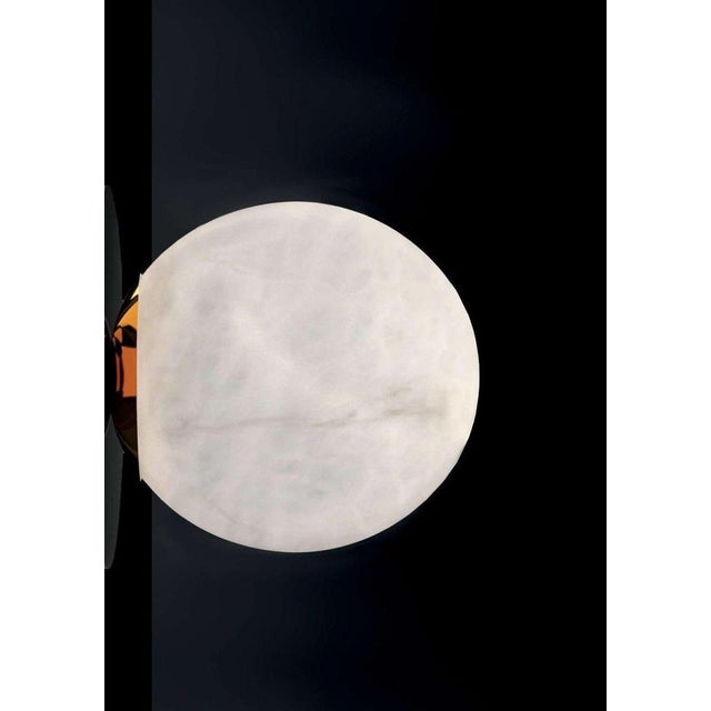 Ofione Shiny Gold Metal Applique by Alabastro Italiano For Sale - Image 4 of 6