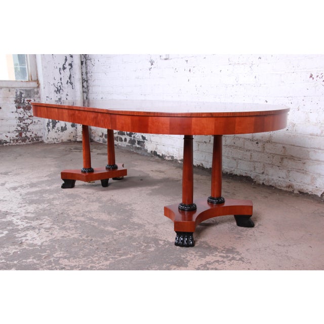 Baker Furniture Palladian Collection Neoclassical Cherry Wood Extension