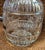Victorian Vintage Etched Cut Crystal Water Pitcher Silverplate Handle Made in Germany d.r.g.m. For Sale - Image 3 of 12