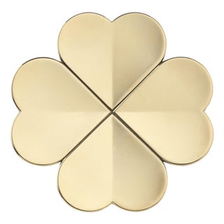 Lucky Gold Burnished Brass Single Coat Hook by Richard Hutten For Sale