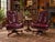 A handsome pair of vintage executive chairs by Classic Leather, Inc. of Hickory, North Carolina, dating to March 1994. The...
