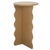 Lilith Wavy Accent Table in Desert Brown For Sale In Philadelphia - Image 6 of 8