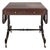English Style Shutter Coffee Table in Mahogany For Sale