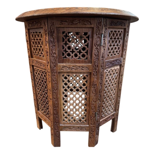 Antique Turkish Tea Table With Inlay For Sale