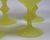 Stunning set of 7 wine glasses attributed to Portieux Vallerysthal. I love the bright and cheery yellow and the simple and...