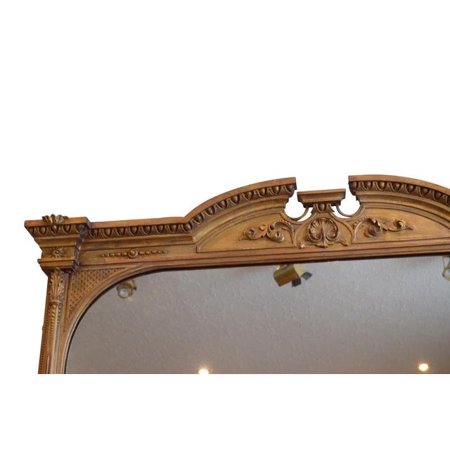 Victorian Overmantel Mirror, 1899 For Sale - Image 7 of 18