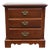 Broyhill Furniture Cherry Early American Traditional Style 24" Two Drawer Nightstand 234-6597-92 For Sale