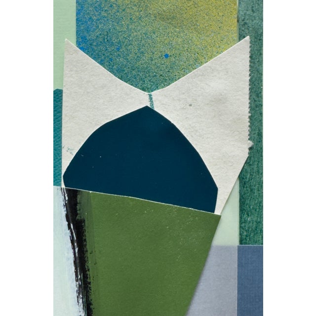 Paper "Petal 8" Original Mixed-Media Collage on Paper by Zac Woodiel For Sale - Image 7 of 10
