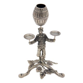 Silver Balancing Toothpick Holder For Sale