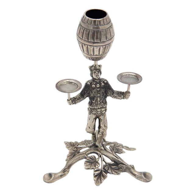 Silver Balancing Toothpick Holder For Sale