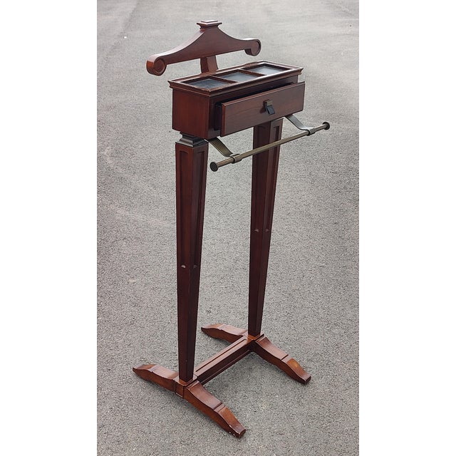 Vintage Cherry Wood Valet Butler For Sale In Washington DC - Image 6 of 8