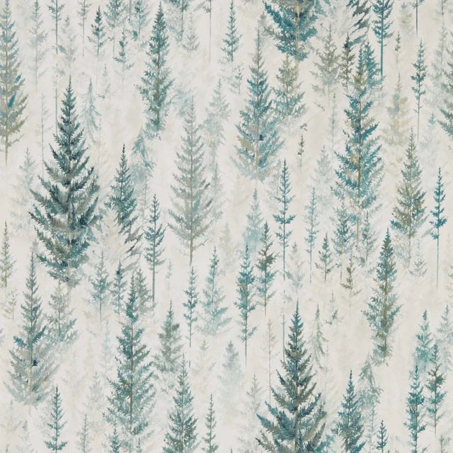 Sanderson Juniper Pine Wallpaper in Forest For Sale