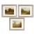 Set of Three Oil on Board Landscapes, 1900-25 For Sale