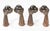 19th Century Set of 4 Antique 19th Century Claw and Ball Feet for Table For Sale - Image 5 of 6