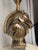 Mid-Century Modern 1960s Mid-Century Modern French Style Patinated Brass Double Horse Table Lamp For Sale - Image 3 of 11