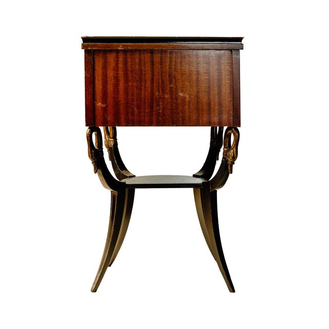 Early 20th Century Antique Mahogany Side Table For Sale - Image 5 of 8