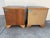 Brown Pair of Drexel Heritage Heirloom Collection Chippendale-Style Nightstands Featuring Mahogany Wood and Brass Hardware For Sale - Image 8 of 9
