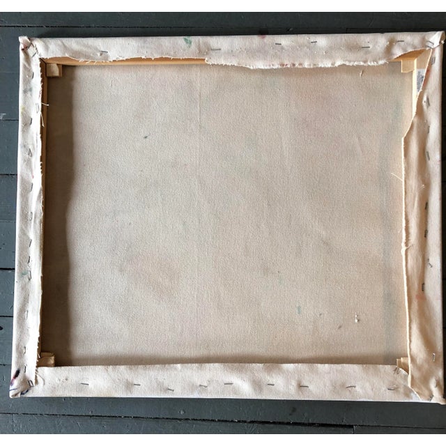 Original Vintage Modernist Male Nude Painting For Sale - Image 4 of 5