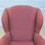 English 2000s Pennsylvania House Manor Burgundy Chippendale Style Wingback Arm Chair Mahogany Legs For Sale - Image 3 of 13