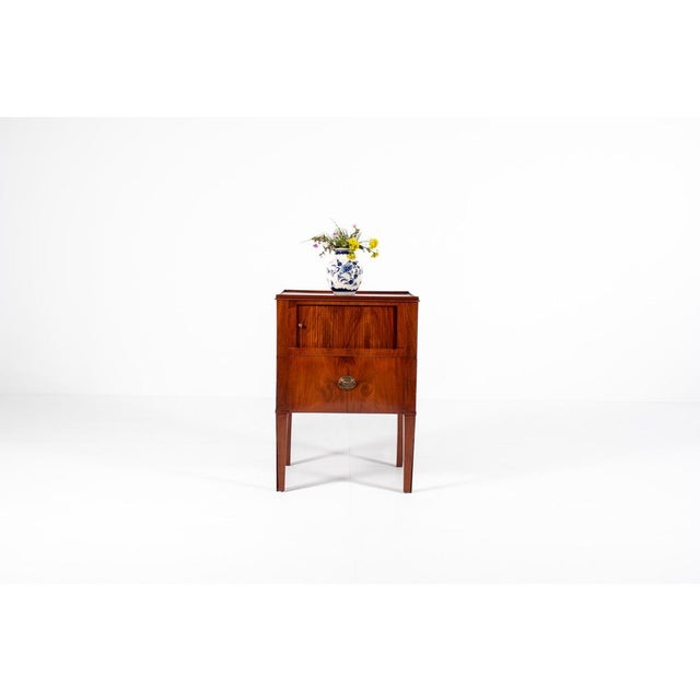 Antique Nightstand with Roller Door, 19th Century For Sale - Image 16 of 16