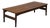 Vintage Teak Coffee Table, 1950s For Sale