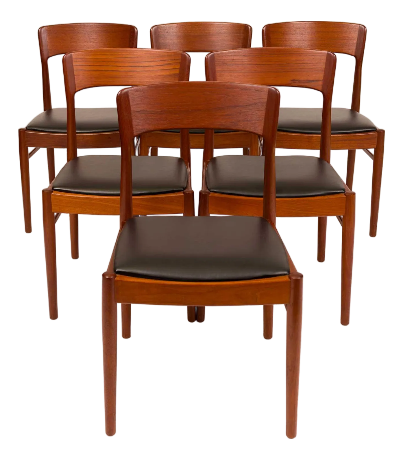 Henning Kjaernulf Model 26 Dining Chairs for Korup Stolefabrik