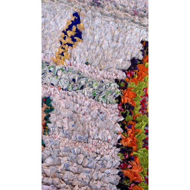 1980s Moroccan Colorful Vintage Rug - 2'9" X 5'6" Ft For Sale In Cleveland - Image 6 of 9