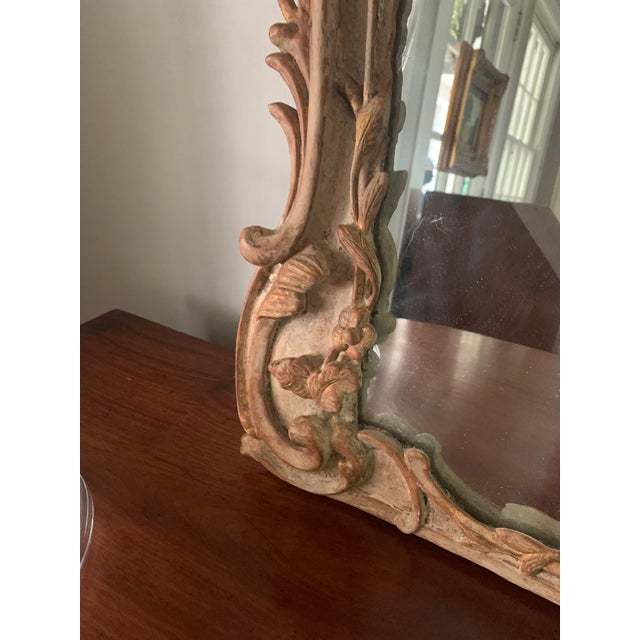 Late 20th Century Exceptional Carvers Guild "Panier De Fleur" Mirror Vintage Versailles Finish -18th Century/ Louis XIV Style For Sale - Image 5 of 17