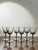 Set of six vintage Arcoroc France wine glasses in a silver ombré finish, produced using Arcoroc's fused-glass technique....