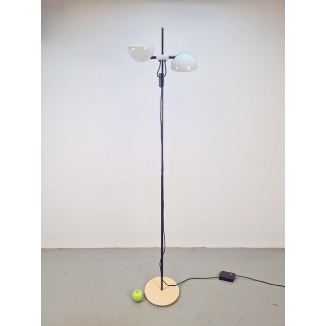 Vintage White Floor Lamp from Valenti Milano, Italy, 1970s For Sale - Image 4 of 18