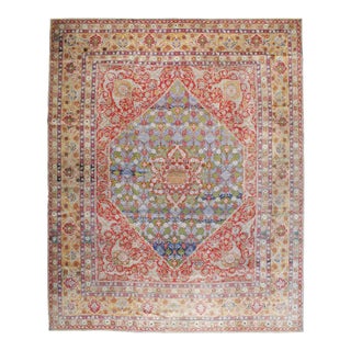Galerie Shabab Collection Early 20th Century Persian Tabriz Carpet For Sale