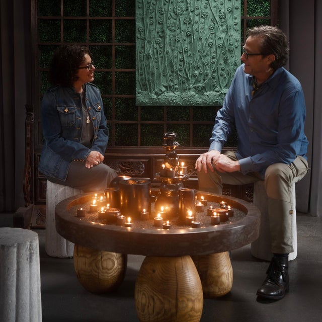 Mid 19th Century Chinese Oil Slick Candle Stand, C. 1850 For Sale - Image 5 of 5