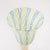 Set of 8 Hand-Blown Murano Latticino Blue & Chartreuse Wine Glasses W/ 24k Gold For Sale - Image 18 of 18
