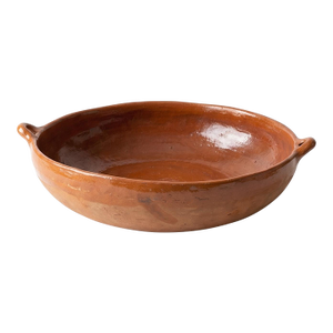 Rustic Mediterranean Glazed Terracotta Bowl