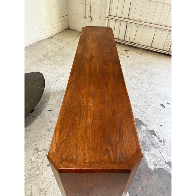 1960s Mid Century Modern Large Danish Teak Credenza For Sale - Image 5 of 8