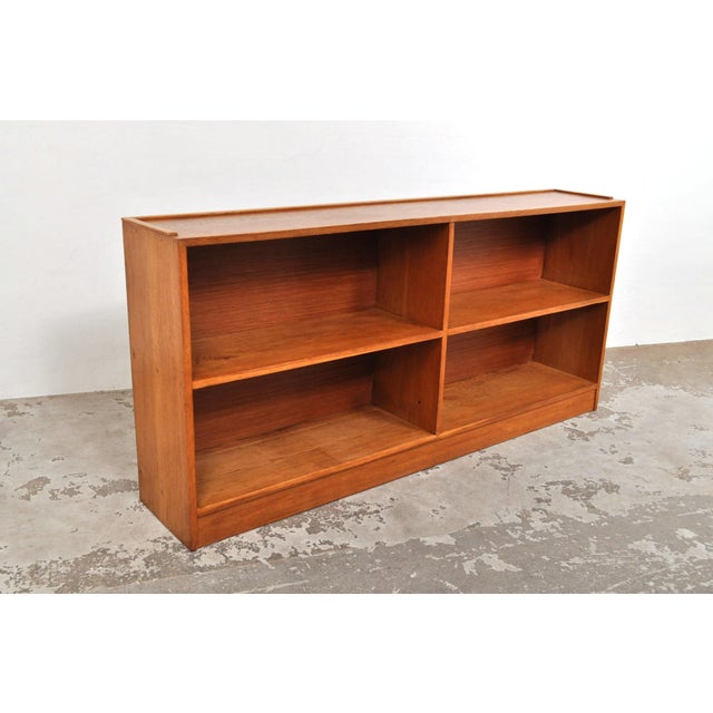Vintage Oak Bookcase, 1930s For Sale - Image 9 of 10
