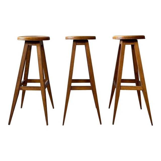 Antique American Bar Stools For Sale