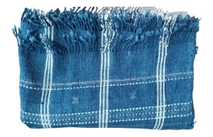 Indigo With Shell Kutch Throw