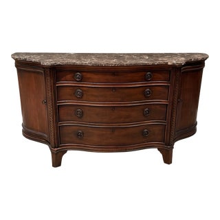 Century Furniture French Country Credenza With Marble Top For Sale