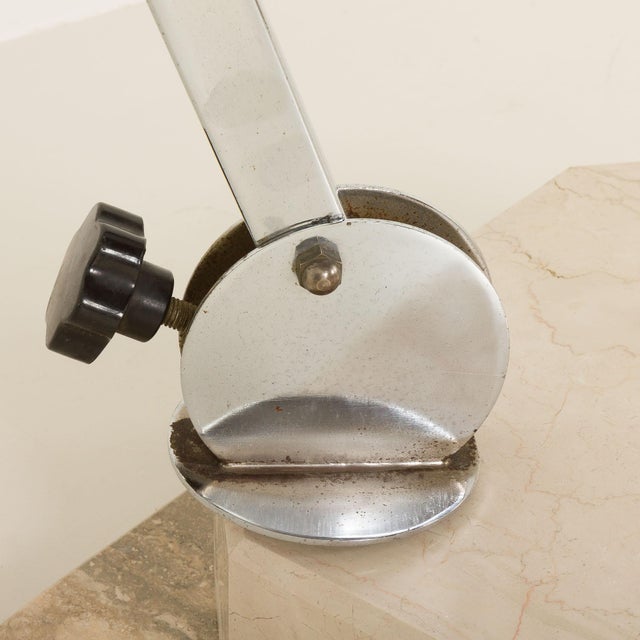 Mid-Century Italian Large Arc Lamp with Murano Glass Shade, 1970s For Sale - Image 14 of 17