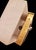 Metal Visual Comfort Alabaster Brass 1 Light Bathroom Hall Wall Sconce Lamp For Sale - Image 7 of 8