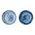 A Pair of Chinese Blue & White Plates For Sale