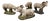 Antique Hand-Painted Sheep Models, 1890s, Set of 5 For Sale