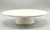 Early 20th Century Antique French White Ironstone Cake Stand on Pedestal, Modernist For Sale - Image 5 of 8