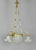 French Three Arm Ceiling Light, 1930s For Sale - Image 9 of 11