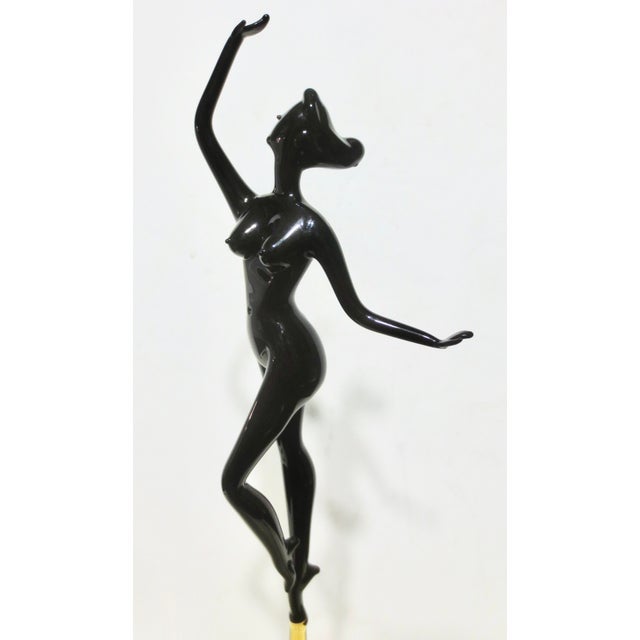 Italian Murano Glass Female Nude Dancer For Sale - Image 3 of 10