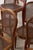 Set of 6 | French Louis XVI Style Dining Chairs With Hand Caned Seats + Backs With Fluted Legs (C. 1920) For Sale - Image 9 of 10